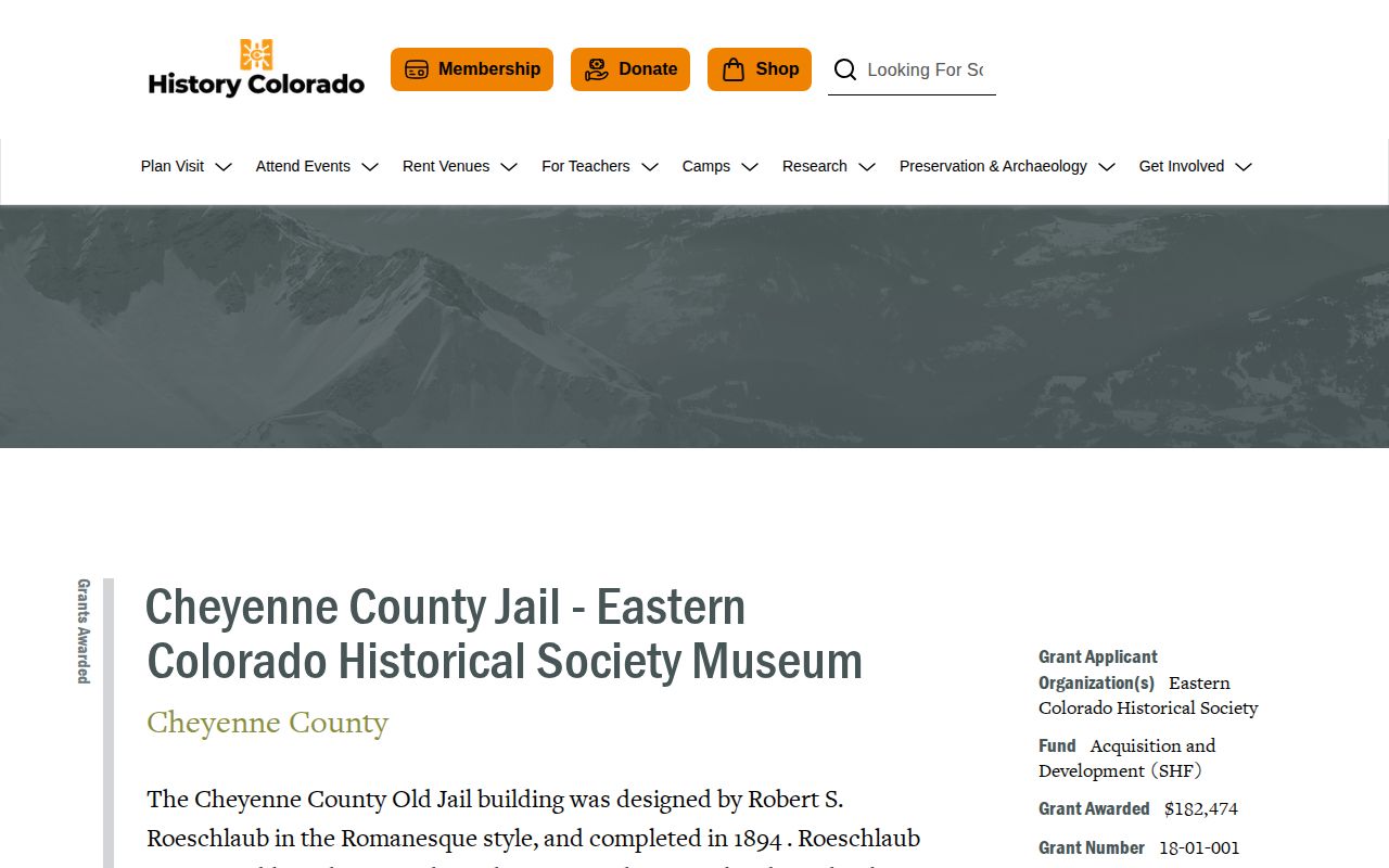 Cheyenne Wells Old Jail Museum history and Cheyenne County release record distinction