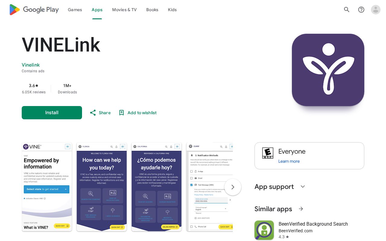 VINELink app custody notification limits for Cheyenne County mugshot searches